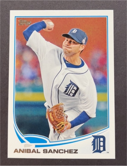 2013 Topps #602 Anibal Sanchez — front