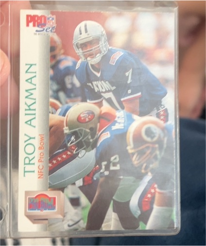 1992 Pro Set #401 Troy Aikman — front