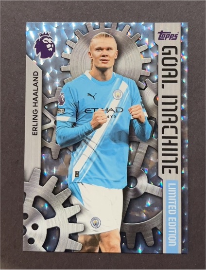 2025-26 Topps Premier League #GM2 Erling Haaland Goal Machine Limited Edition — front