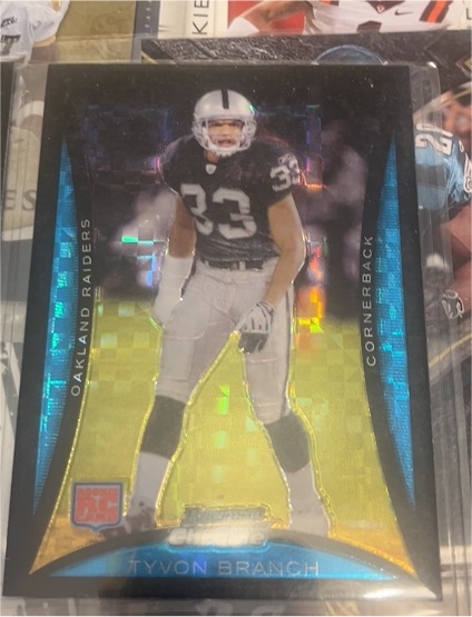 2007 Donruss Tyvon Branch Rookie Card — front