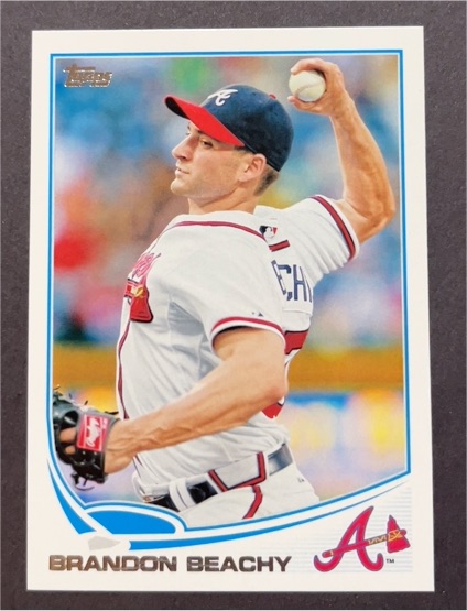 2013 Topps #610 Brandon Beachy — front