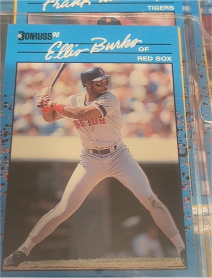 1990 Donruss #30 Ellis Burks — front