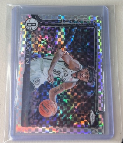 2025-26 Topps Chrome #27 Nic Claxton X-Fractor — front