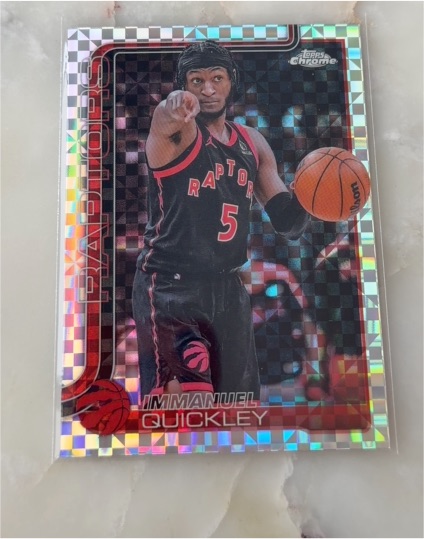2025-26 Topps Chrome #212 Immanuel Quickley — front