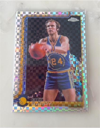 2025-26 Topps Chrome #249 Rick Barry — front