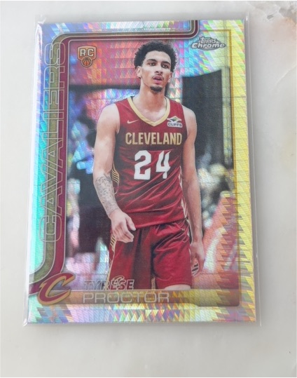 2025-26 Topps Chrome #300 Tyrese Proctor — front