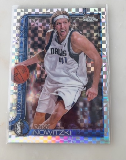 2025-26 Topps Chrome #246 Dirk Nowitzki — front