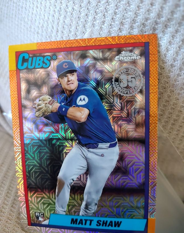2025 Topps Update Matt Shaw #U90C-95 — front