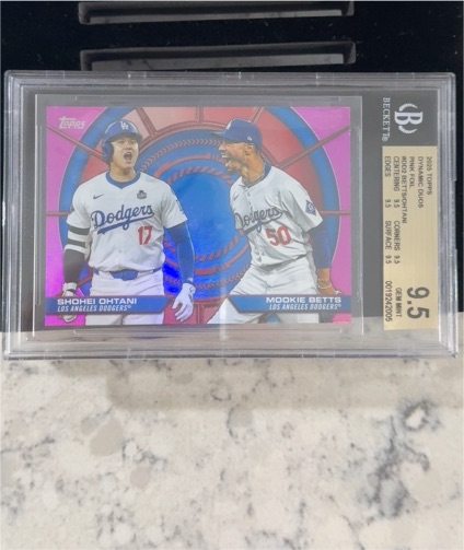 2024 Topps Now #347 Shohei Ohtani, Mookie Betts — front