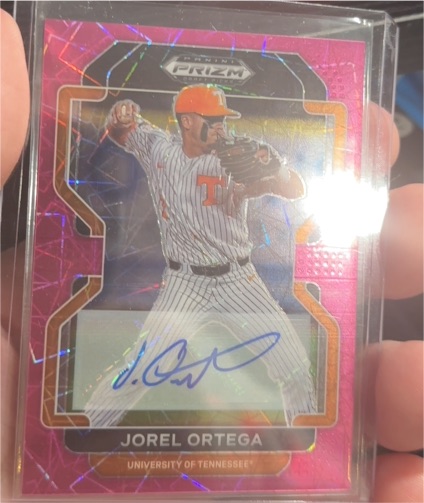2022 Panini Prizm Draft Picks #PDP174 Jorel Ortega — front