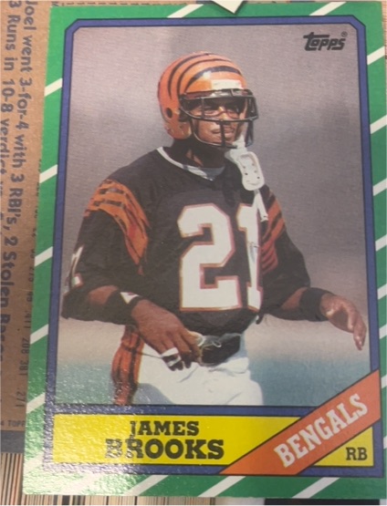 1986 Topps #256 James Brooks — front