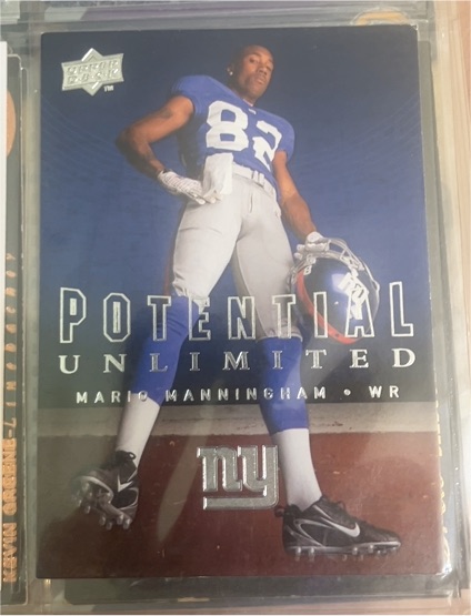 2008 Upper Deck Potential Unlimited #PU39 Mario Manningham — front