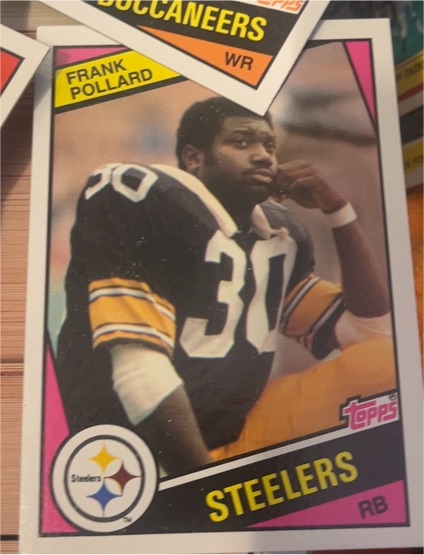 1984 Topps #169 Frank Pollard — front