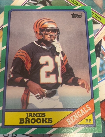1986 Topps #256 James Brooks — front