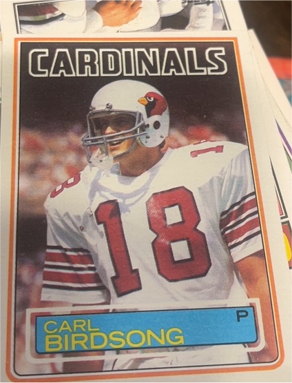 1983 Topps #154 Carl Birdsong — front