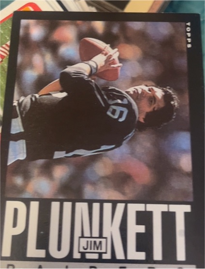 1985 Topps #297 Jim Plunkett — front