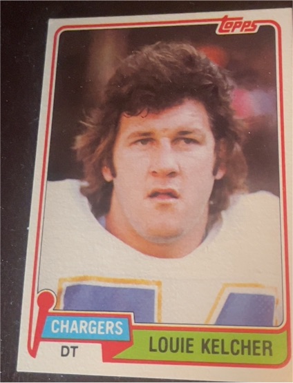 1981 Topps #23 Louie Kelcher — front