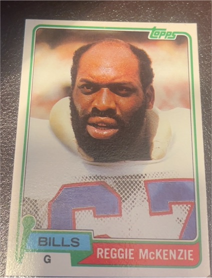 1981 Topps #481 Reggie McKenzie Buffalo Bills — front