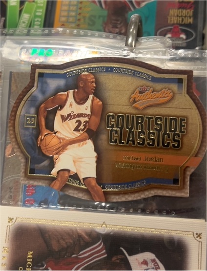 2002-03 Fleer Authentix Courtside Classics #23 Michael Jordan — front
