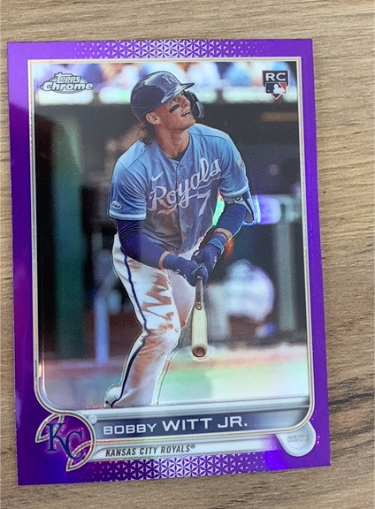 2022 Topps Chrome Update #USC35 Bobby Witt Jr. — front