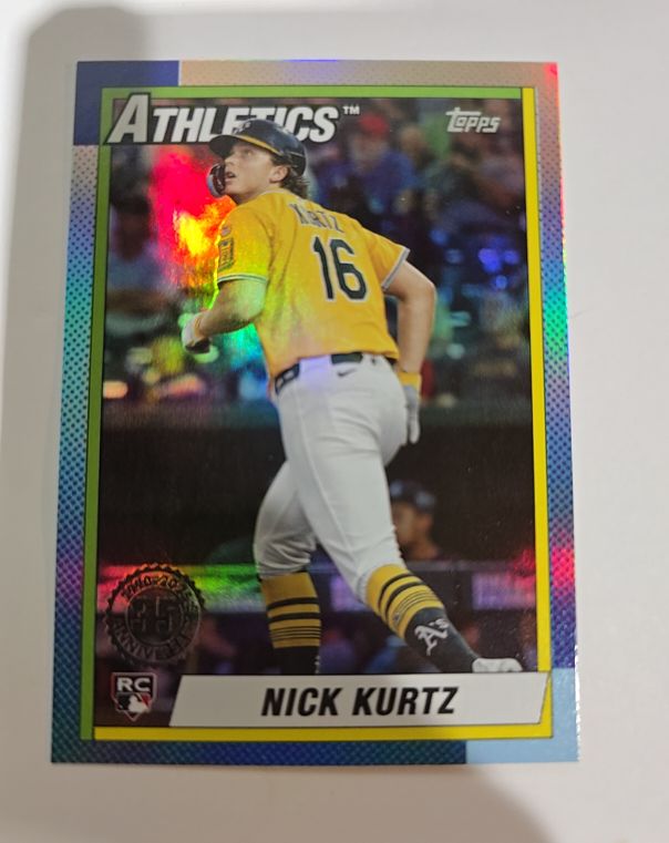 2025 Topps Update #U90-17 Nick Kurtz — front