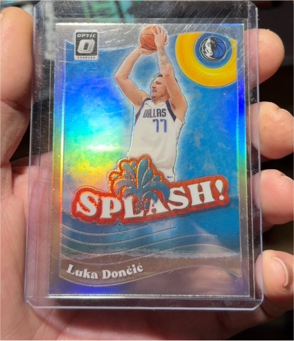 2023-24 Panini Donruss Optic #5 Luka Dončić Splash! — front