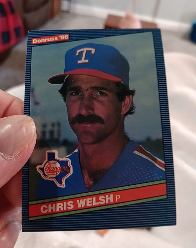 1986 Donruss #464 Chris Welsh — front