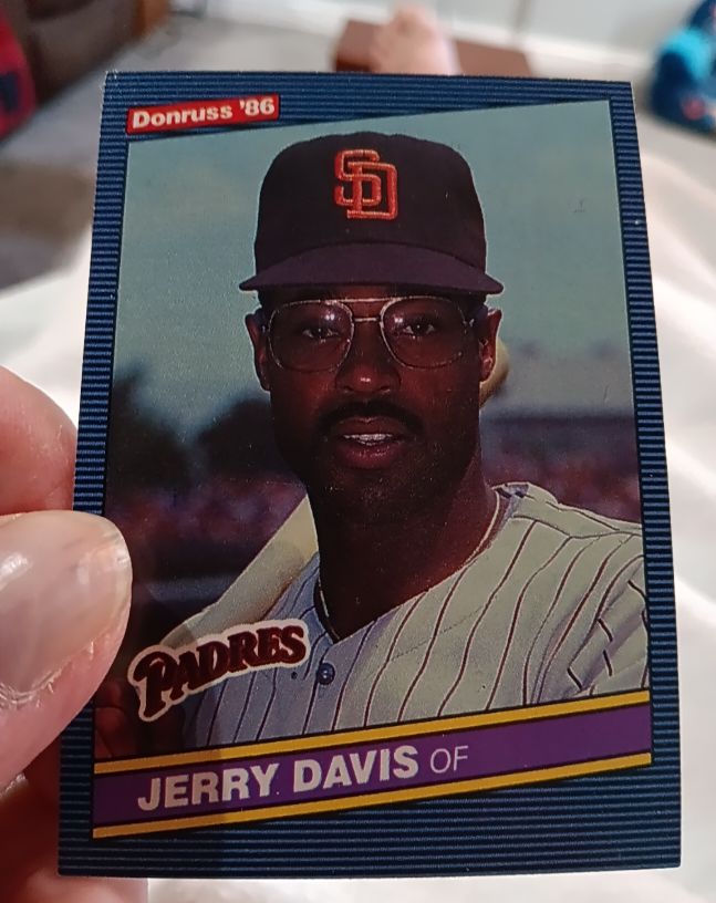 1986 Donruss #429 Jerry Davis — front