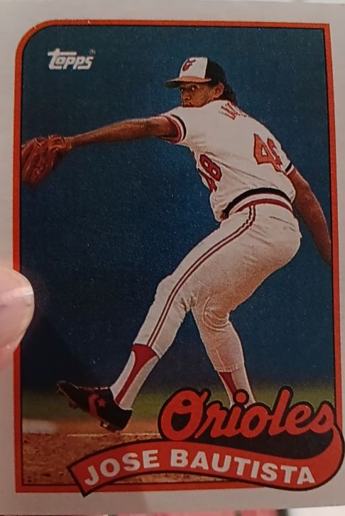 1989 Topps #469 Jose Bautista — front