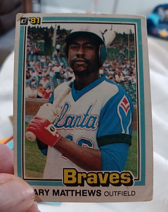 1981 Donruss #306 Gary Matthews — front