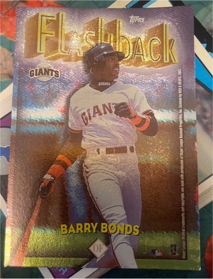 1998 Topps Flashback #FB1 Barry Bonds — front