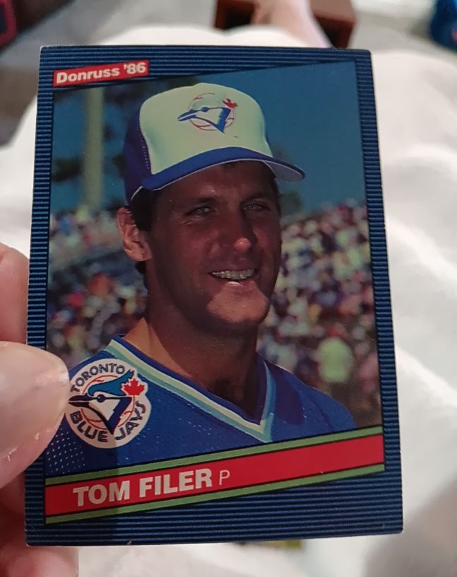 1986 Donruss #439 Tom Filer — front