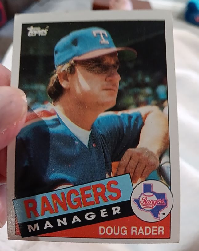 1985 Topps #519 Doug Rader — front