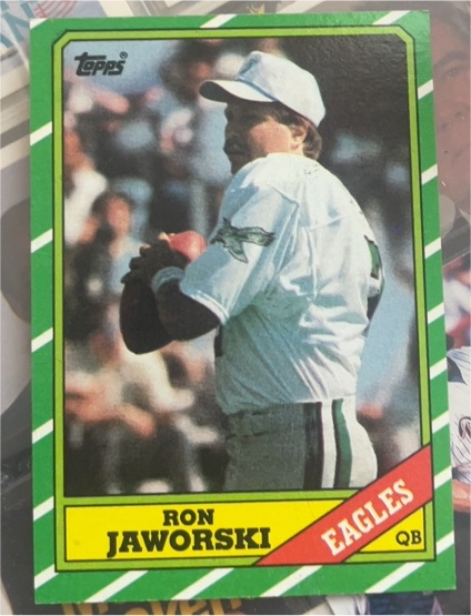 1986 Topps #269 Ron Jaworski — front