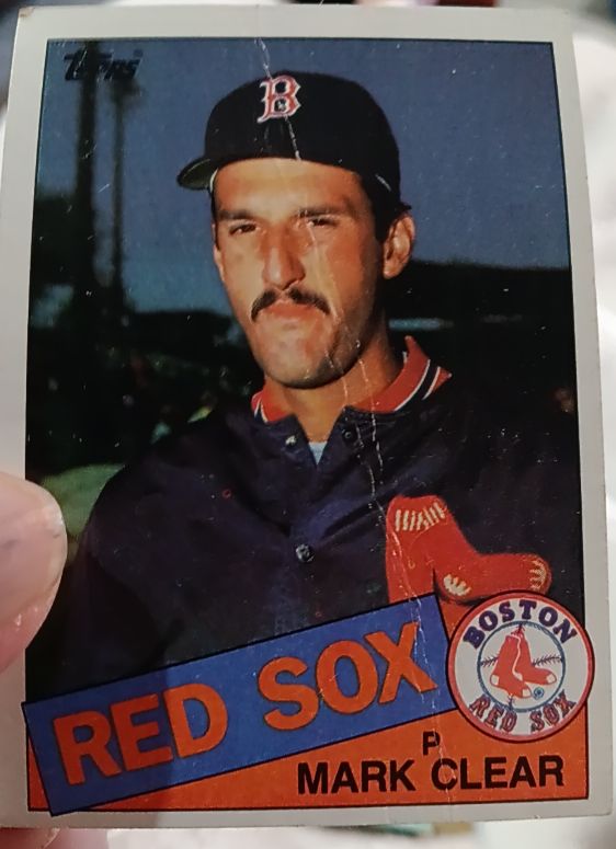 1985 Topps #207 Mark Clear — front