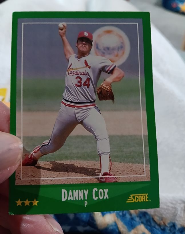 1988 Score #415 Danny Cox — front