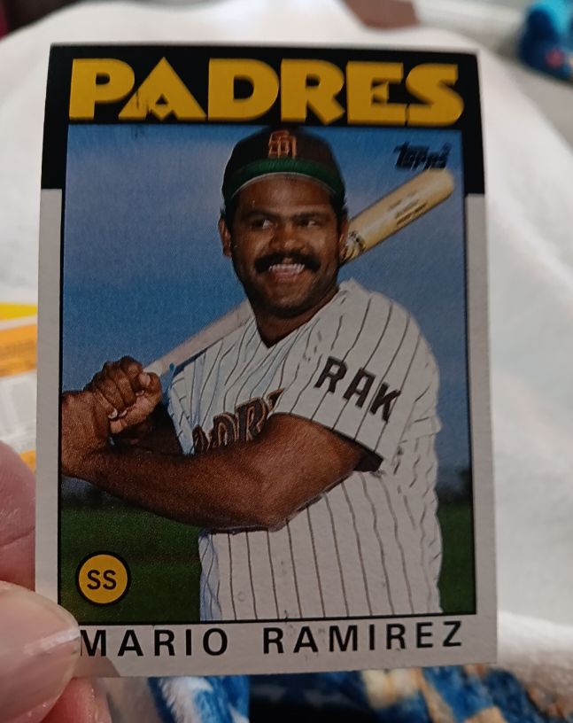 1986 Topps #262 Mario Ramirez — front