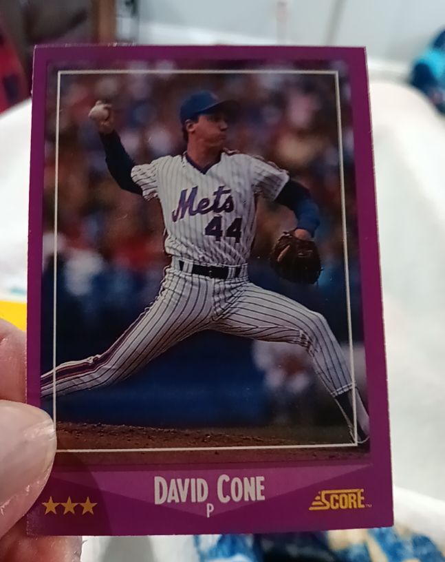 1988 Score #49 David Cone — front