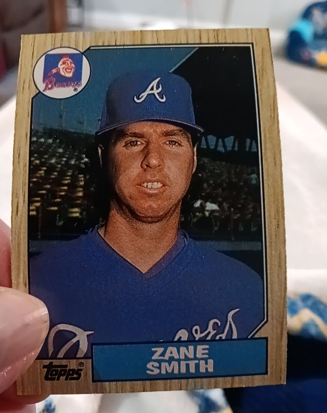 1987 Topps #544 Zane Smith — front