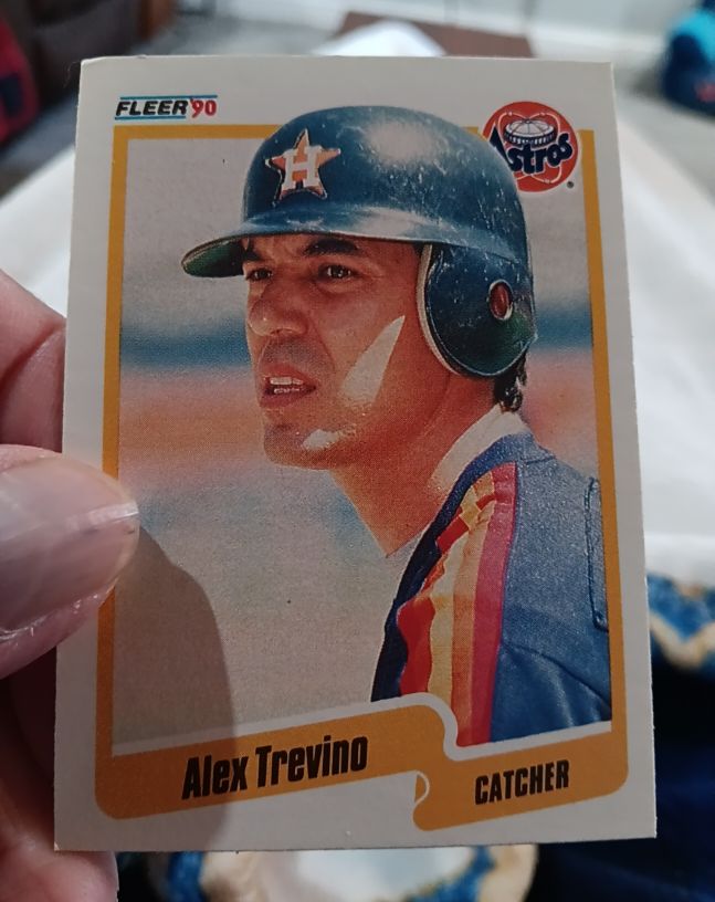 1990 Fleer #239 Alex Trevino — front