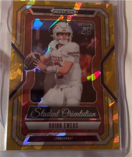 2025 Panini Prizm Draft Picks #6 Quinn Ewers Student Orientation — front