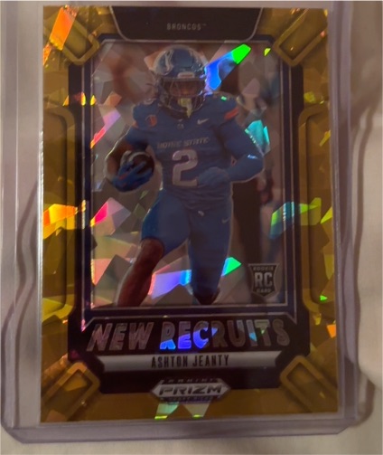 2025 Panini Prizm Draft Picks New Recruits #9 Ashton Jeanty — front