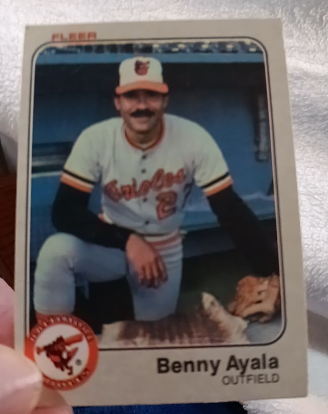 1983 Fleer #52 Benny Ayala — front