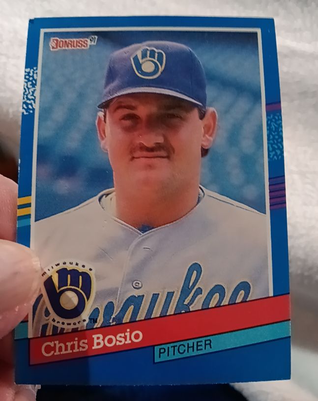 1991 Donruss #160 Chris Bosio — front