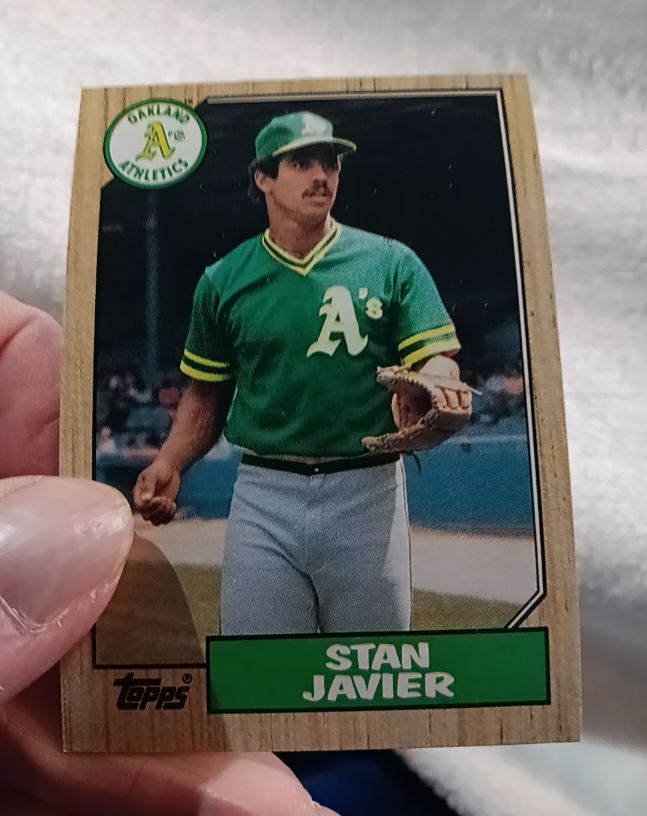 1987 Topps #263 Stan Javier — front