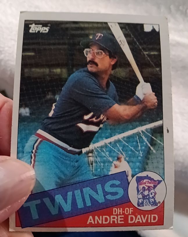 1985 Topps #43 Andre David — front