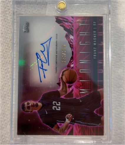 2023-24 Topps Midnight Horizon Signatures #HS-FW Franz Wagner — front