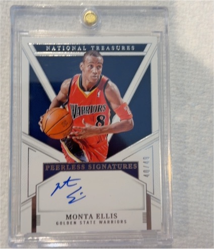 2024 Panini National Treasures Peerless Signatures #41 Monta Ellis — front
