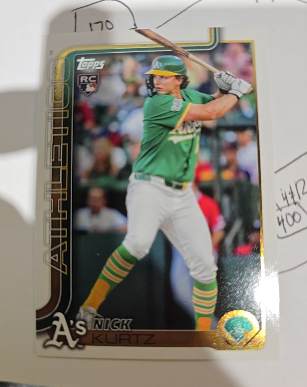 2025 Topps Update #US201 Nick Kurtz — front