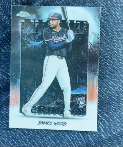 2025 Topps Chrome Update #NT-25 James Wood — front